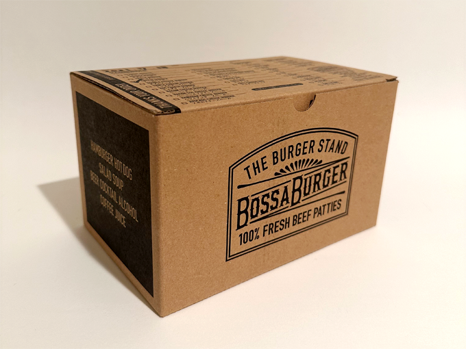 パッケージ｜テイクアウト用包装箱｜株式会社明珠｜ボッサバーガー